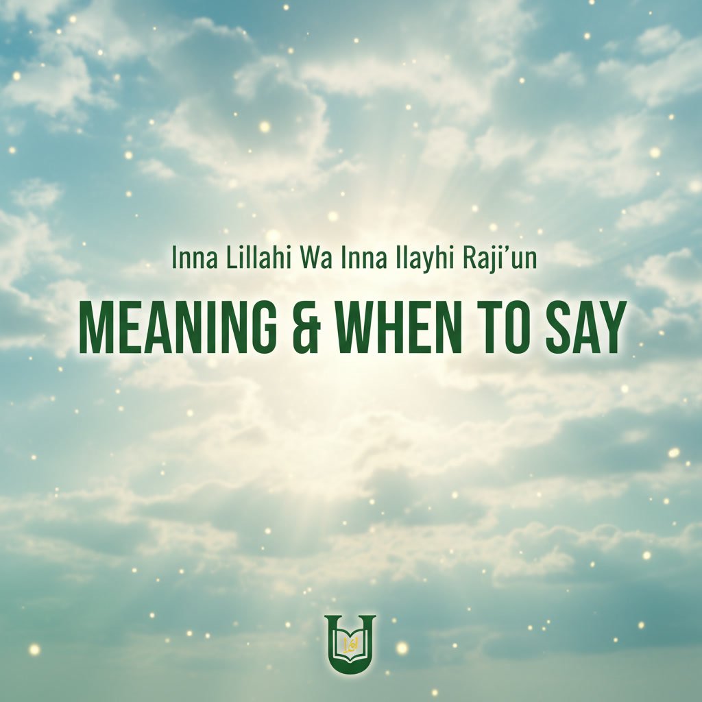 Read more about the article Inna Lillahi Wa Inna Ilayhi Raji’un – Meaning, Translation, When to Say